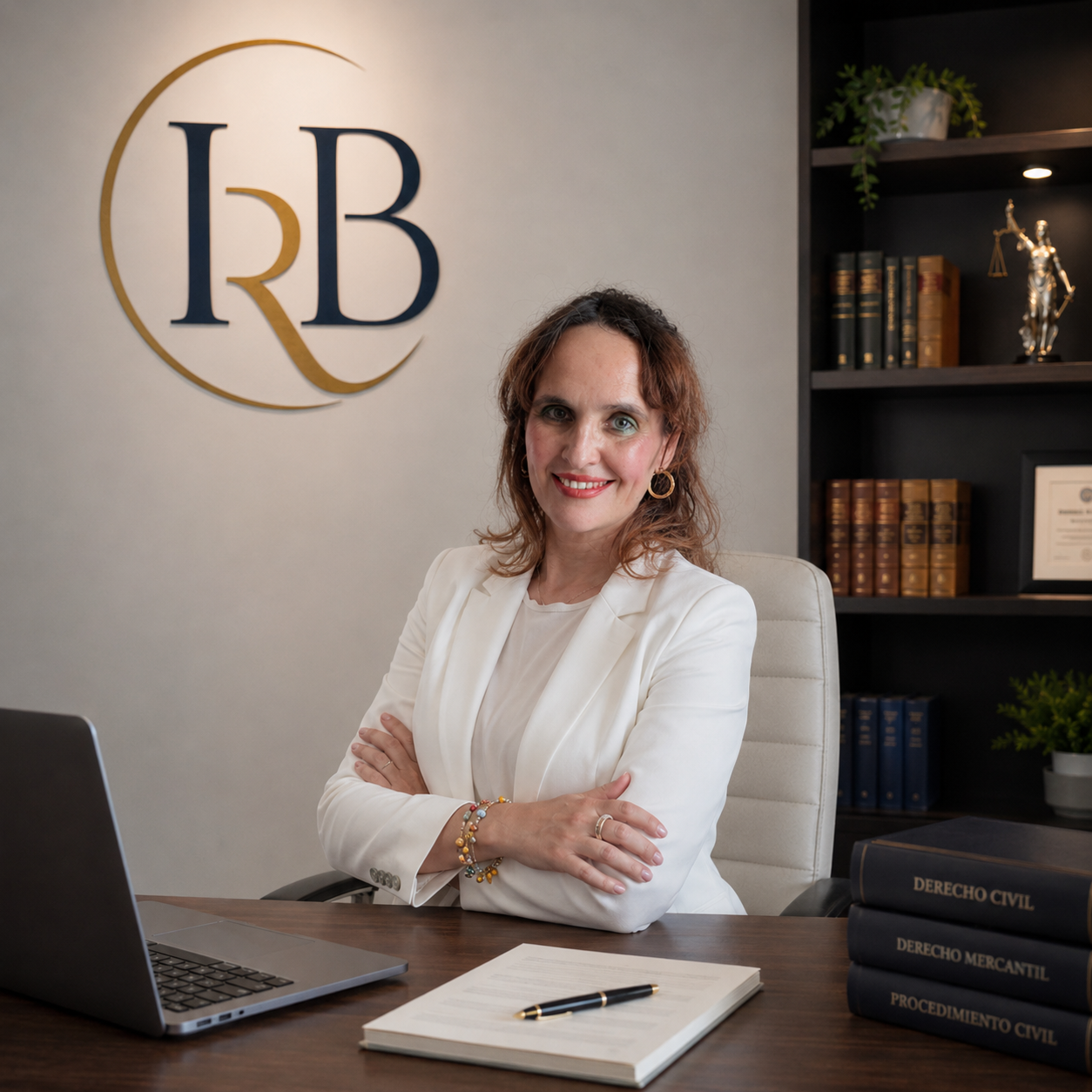 Isabel Ruiz Blázquez, procuradora colegiada en su despacho profesional en Puertollano